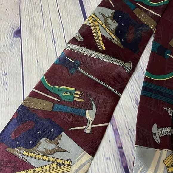 Home Improvement Tool Time Tie - Picture 2 of 3